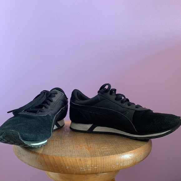 Black suede puma sneakers - Picture 2 of 2